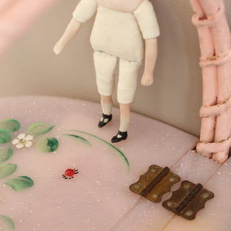 german miniature doll *T-bar shoes