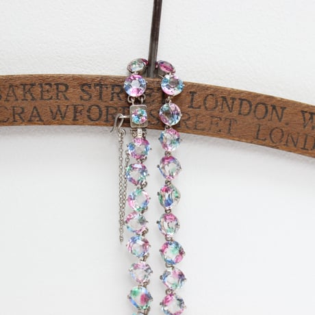 iris glass necklace *65cm long