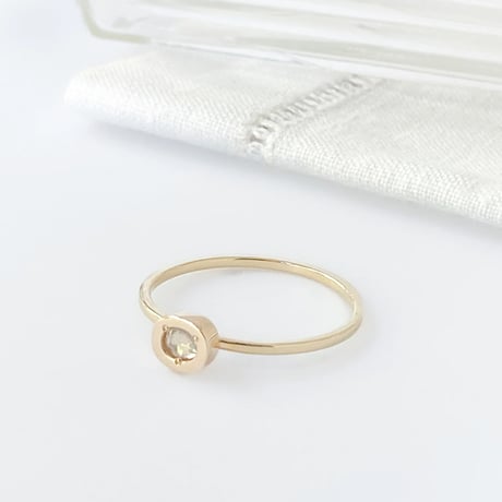antique rose cut diamond ring *10ct_d oval