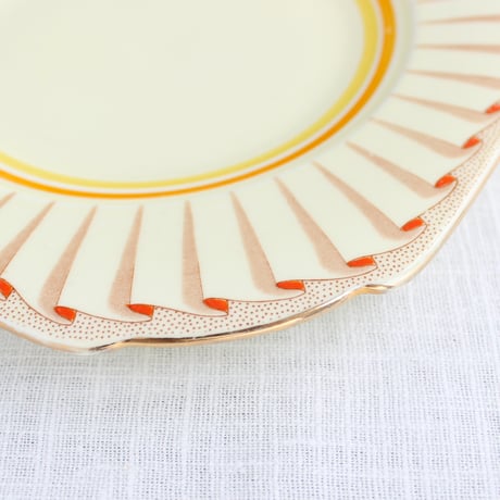 Grafton Grecian 4 cake plate set *orange x yellow