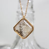 dendritic quartz pendant *square