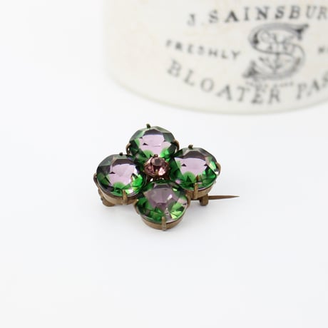 clover brooch *bi-colour