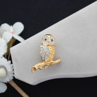 A&S hooting owl brooch