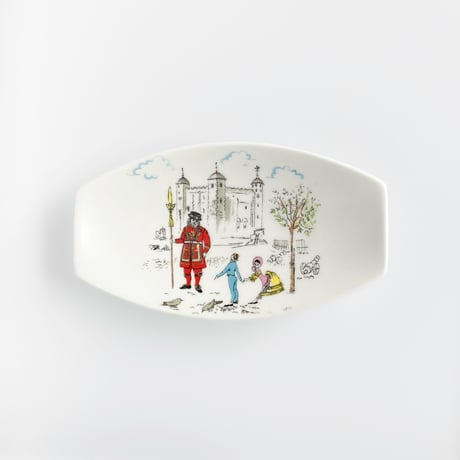 1950s Foley 'London Pride' 3 plate set