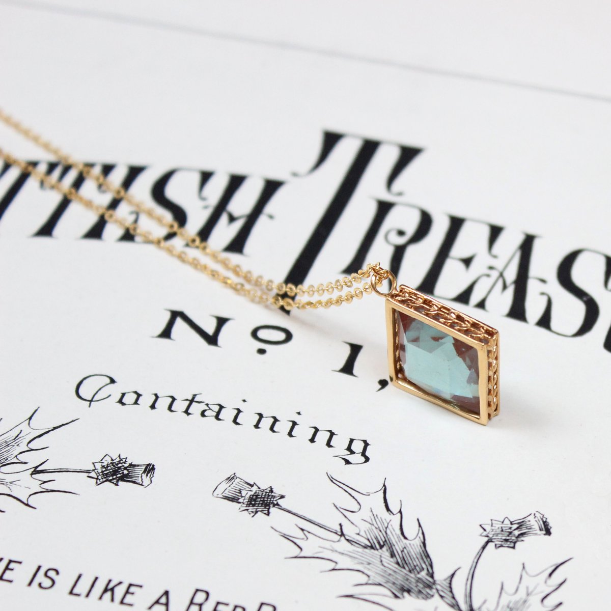 最高品質　珍品　サフィレーン　サフィレット　saphiret saphiret pendant *square | tinycrown