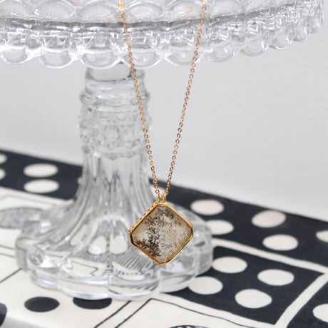 dendritic quartz pendant *square