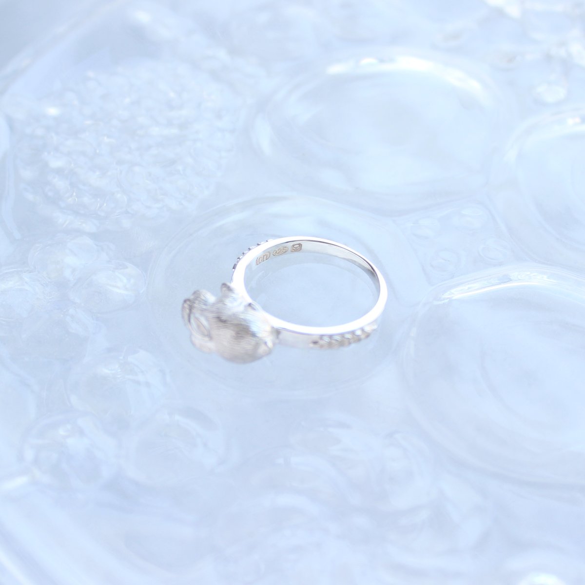 rabbit ring *silver | tinycrown