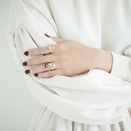 antique flat-cut diamond ring *trapezium_c