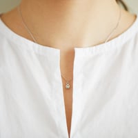 antique diamond platinum pendant size M *Pt950