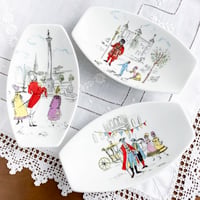 1950s Foley 'London Pride' 3 plate set