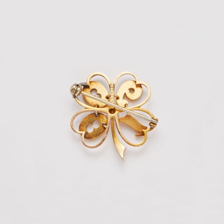 1900 clover brooch *pearl