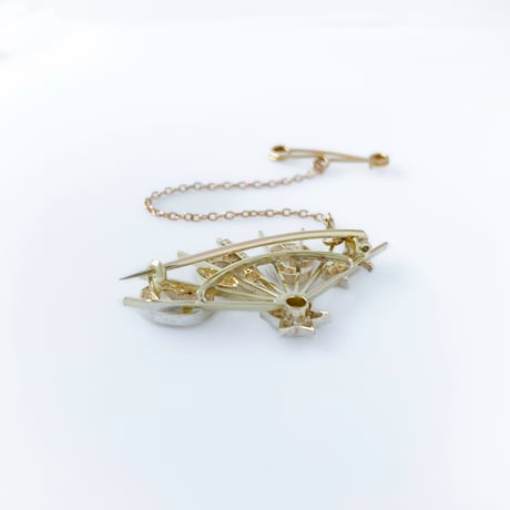 year 1900 diamond brooch