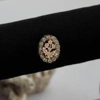 eternity floral brooch