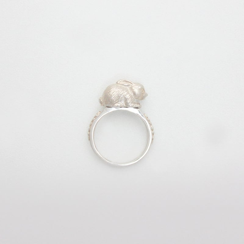 rabbit ring *silver | tinycrown