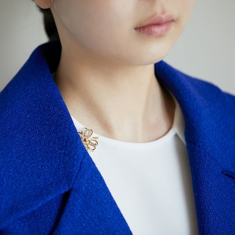 1900 clover brooch *pearl