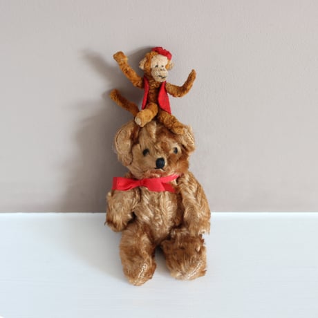 plush bear & monkey *pair