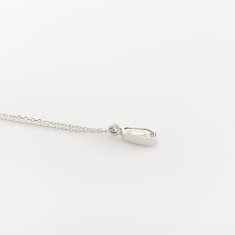 antique flat-cut diamond pendant *Pt950