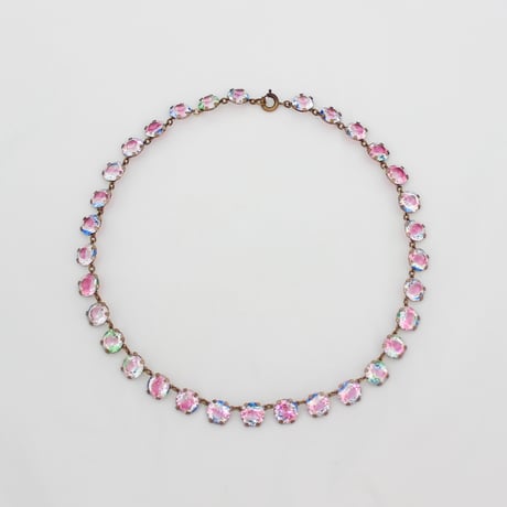 iris glass necklace
