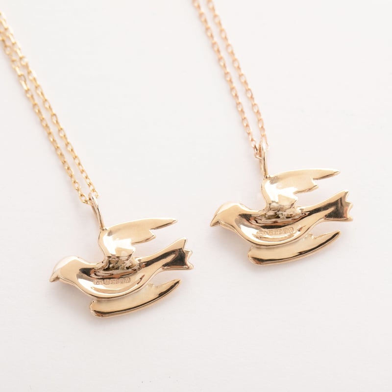 タイニークラウン bird pendant*gold + ruby bird pendant*gold + ruby | tinycrown