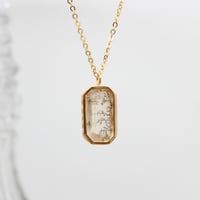 dendritic quartz pendant *rectangle