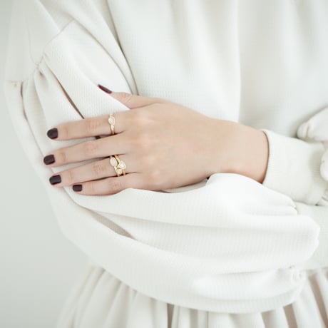 antique flat-cut diamond ring *trapezium_c