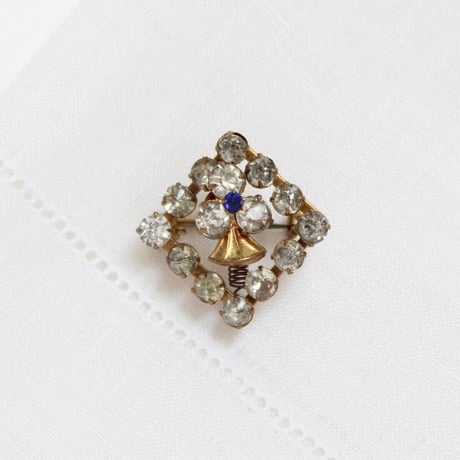 club brooch *paste stone