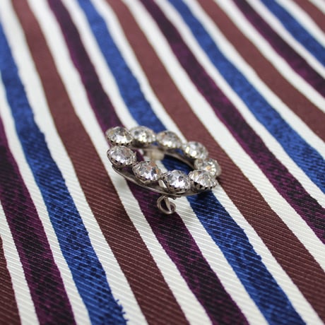 horseshoe paste brooch