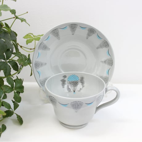 Eric Ravilious x Wedgwood vintage cup and saucer *TRAVEL