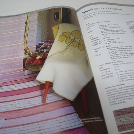 【古本】B2_139　Vav Magasinet　VÄVMAGASINET NR3 2009 日本語訳冊子付