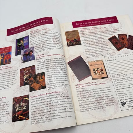 【F1_215】Handwoven May/June 1995  /INTERWEAVE PRESS