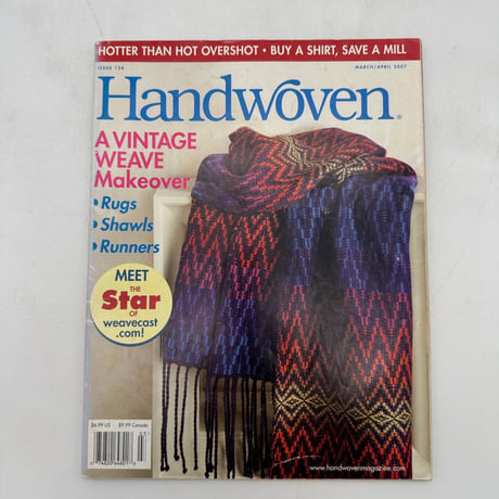 【F1_168】Handwoven March/April 2007  /INTERWEAVE PRESS