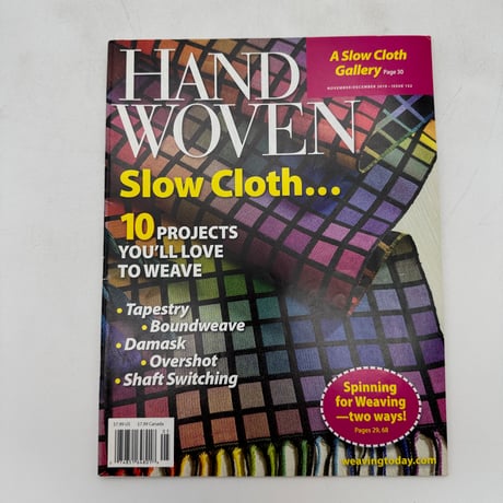 【F1_163】Handwoven November/Dicember 2010  /INTERWEAVE PRESS