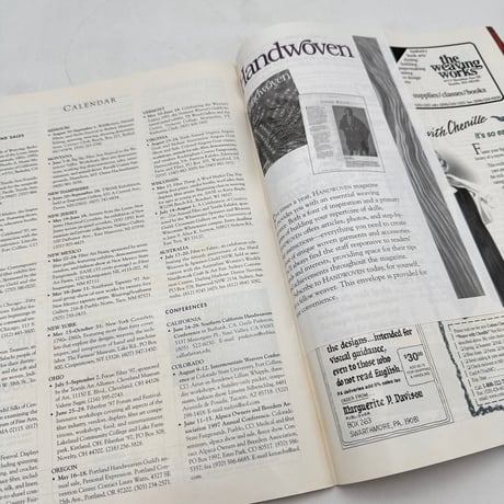 【F1_208】Handwoven May/June 1997  /INTERWEAVE PRESS
