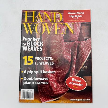 【F1_231】Handwoven November/Dicember 2011  /INTERWEAVE PRESS