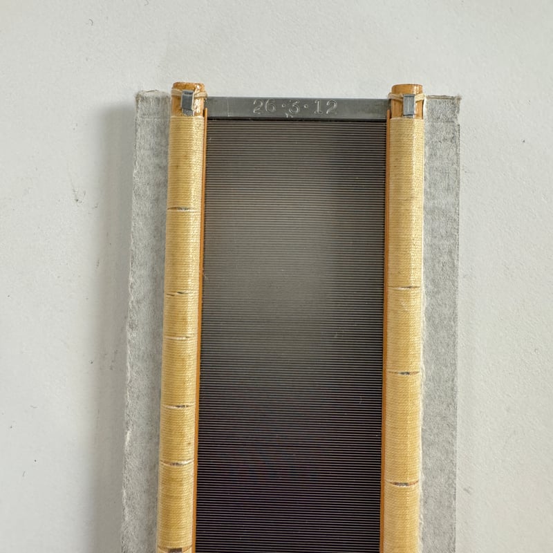 筬 おさ 機織り 手織り 用具　金属　中古　錆あり　4つセット D596】<オサクマリード>金筬 10cm間165羽 内寸50cm | 染め・織り道具