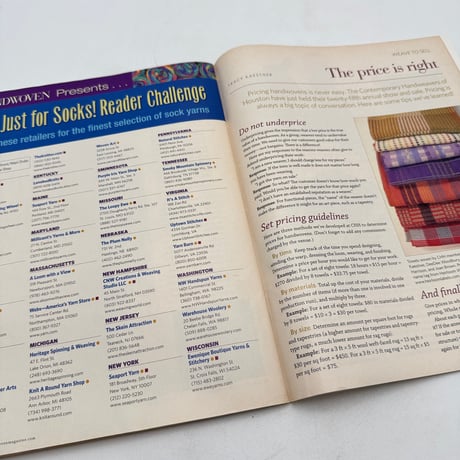 【F1_245】Handwoven January/February 2010  /INTERWEAVE PRESS