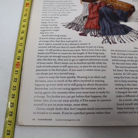 【古本】B2_225　HANDWOVEN November / December 2009