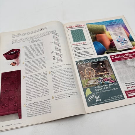 【F1_200】Handwoven May/June 2015  /INTERWEAVE PRESS