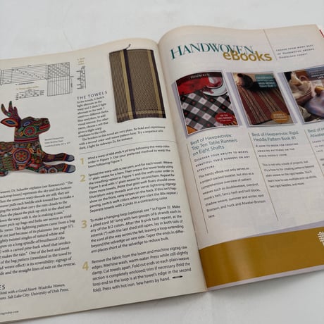 【F1_154】Handwoven January/February 2011  /INTERWEAVE PRESS