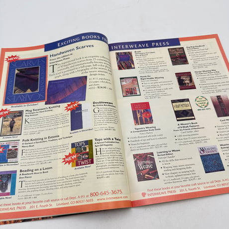 【F1_188】Handwoven November/Dicember 1999  /INTERWEAVE PRESS