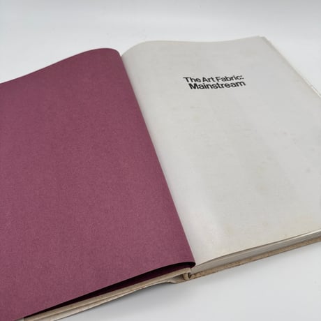 【F1_001】The Art Fabric: Mainstream /Mildred Constantine, Jack Lenor Larsen
