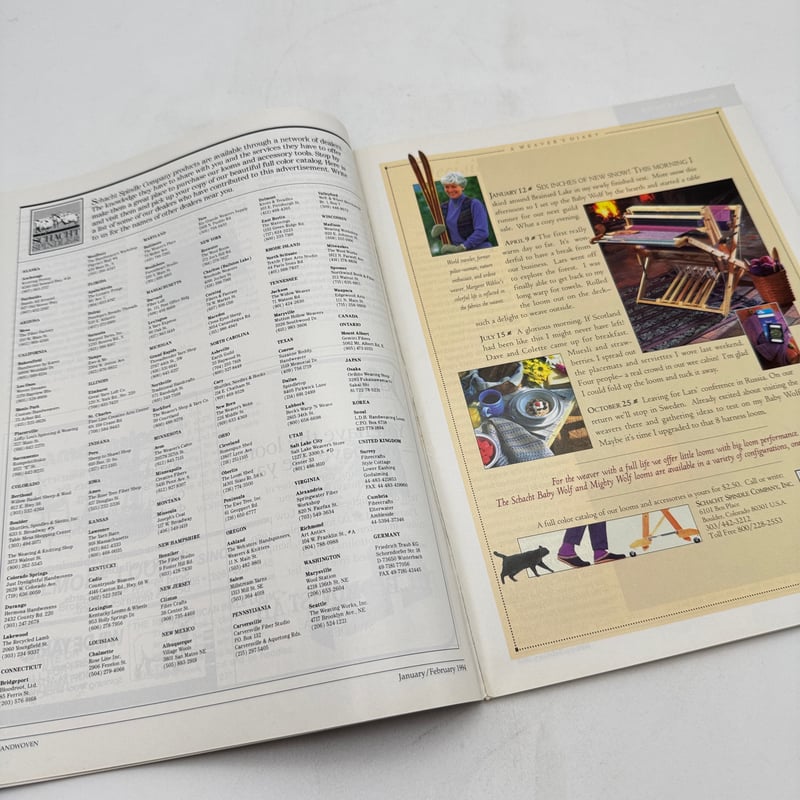 F1_196】Handwoven January/February 1994 /INTER