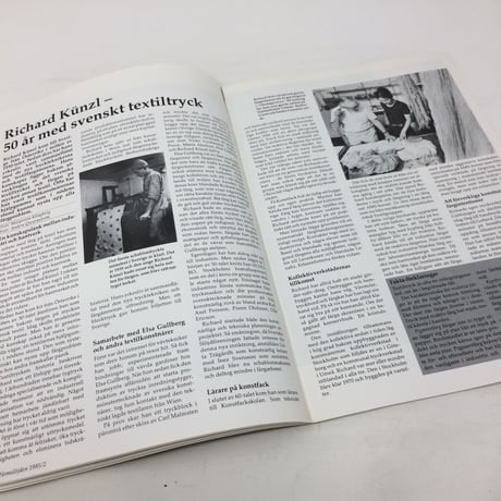 【古本】B202  Hemslöjden Magazine  1985/2