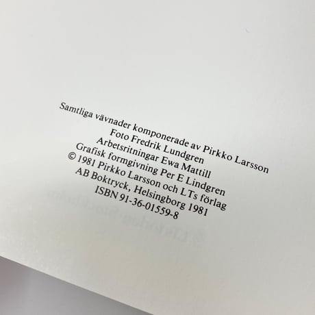 【B6_026】Rundväv och dubbelbreda vävar /Pirkko Larsson