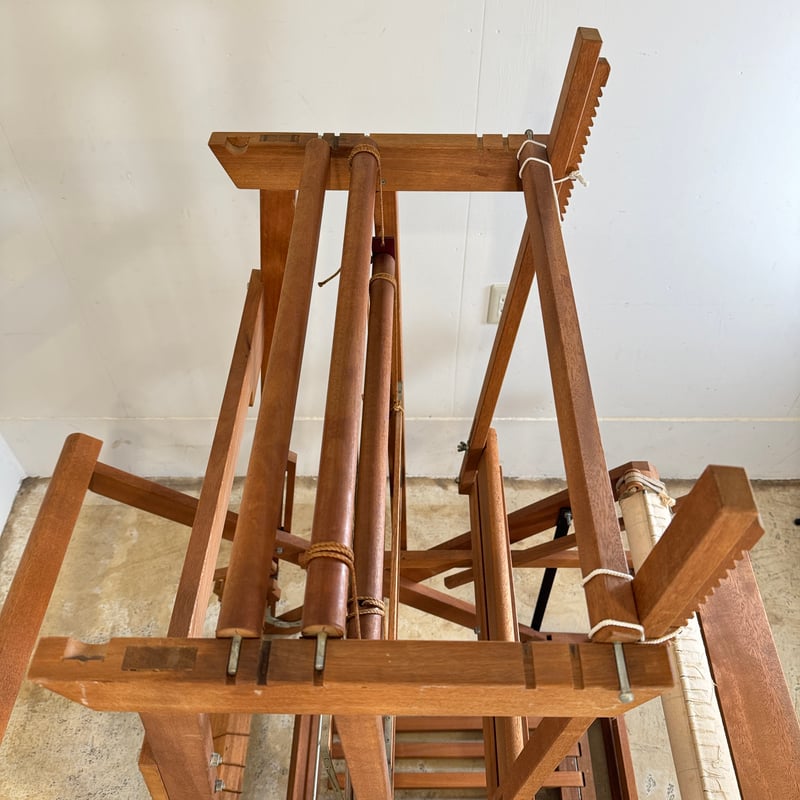 機織り機 手織り機 クマクラ X60 ギア式 かせあげ付き 機織り機 手織り