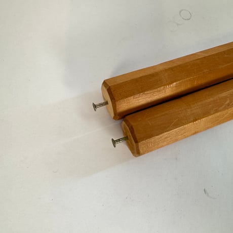 【DA478】幅65cm 子ろくろ棒2本セット木札付き