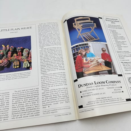 【F1_195】Handwoven November/Dicember 1993  /INTERWEAVE PRESS