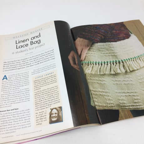 【古本】B268      HANDWOVEN　January / february 2006