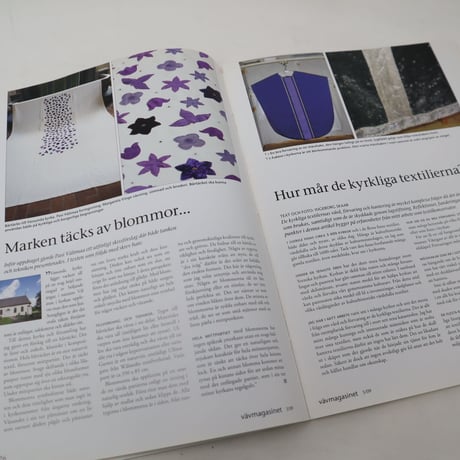【古本】B2_139　Vav Magasinet　VÄVMAGASINET NR3 2009 日本語訳冊子付