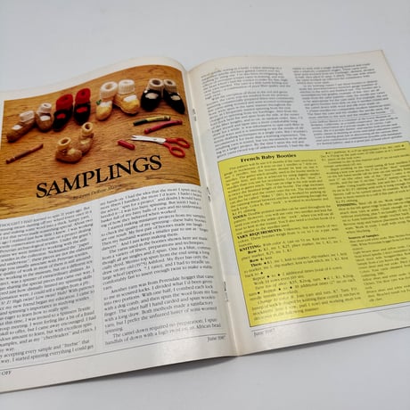 【F1_258】Spin-Off Magazine Summer 1987 /Interweave Press